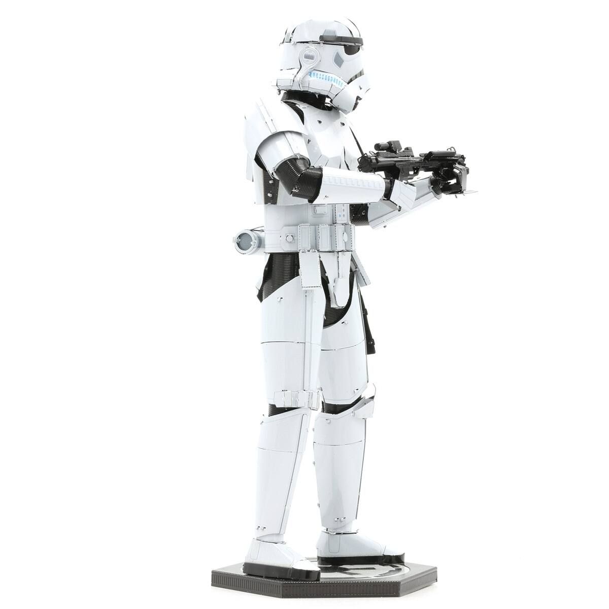 Alt View 3. Metal Earth - Metal Earth Premium Series Star Wars Stormtrooper 3D Metal Model Kit Fascinations - Silver.