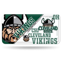 Rico Industries - Cleveland State Vikings 12x6 Metal License Plate Auto Tag - Multi