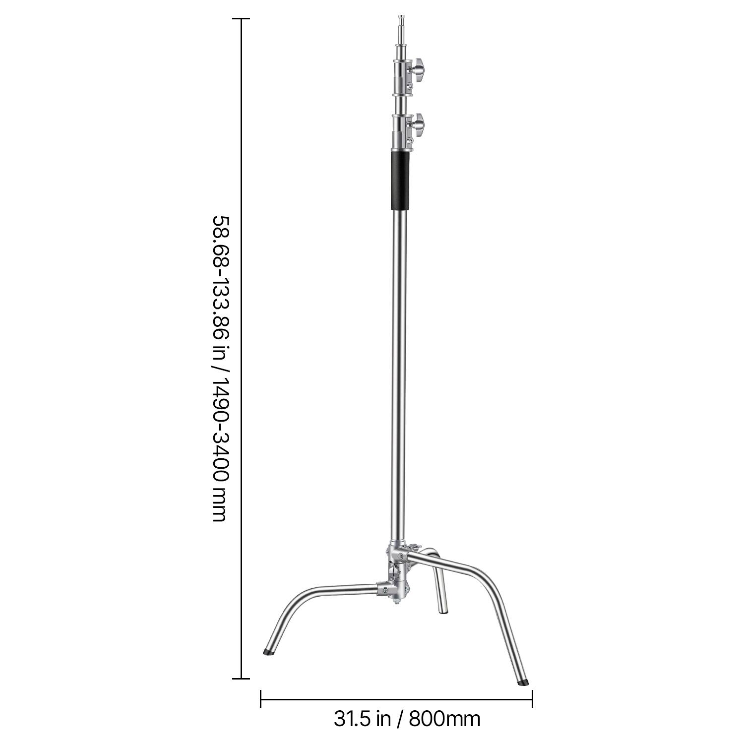 58.68-133.86 in / 1490-3400 mm  
31.5 in / 800 mm