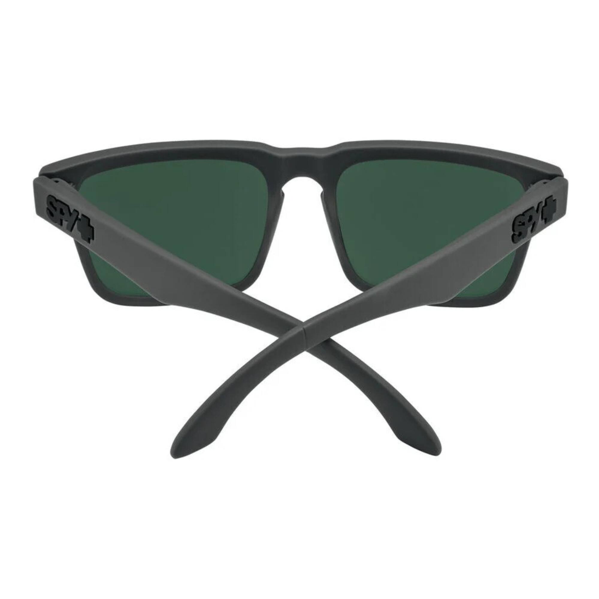 Back. Spy Optic - SPY Helm Happy Gray Green Polar with Light Blue Spectra Mirror Lens Sunglasses - N/A.