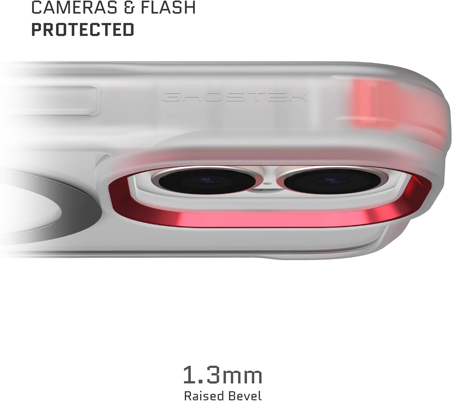 CAMERAS & FLASH PROTECTED

1.3mm Raised Bevel