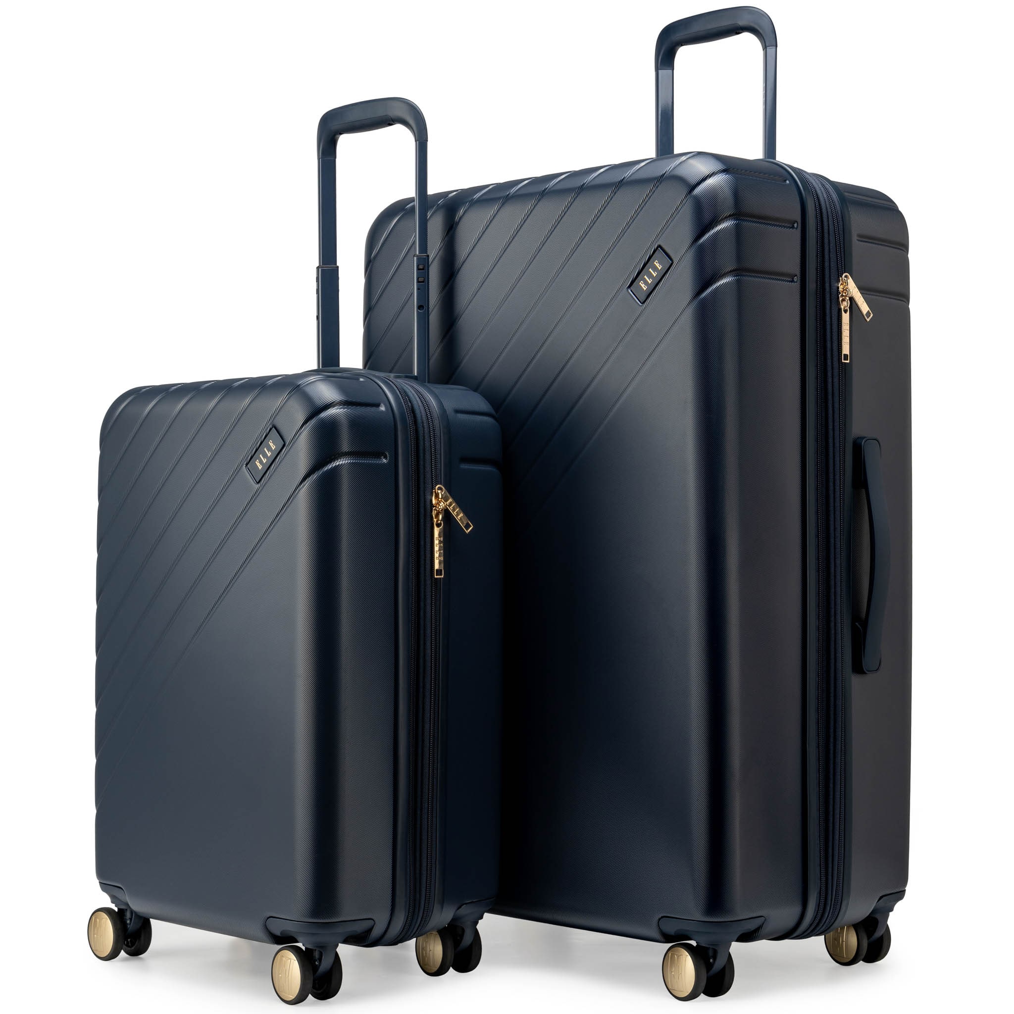 Elle Louvre 2 Piece Expandable Polycarbonate Spinner Luggage Set