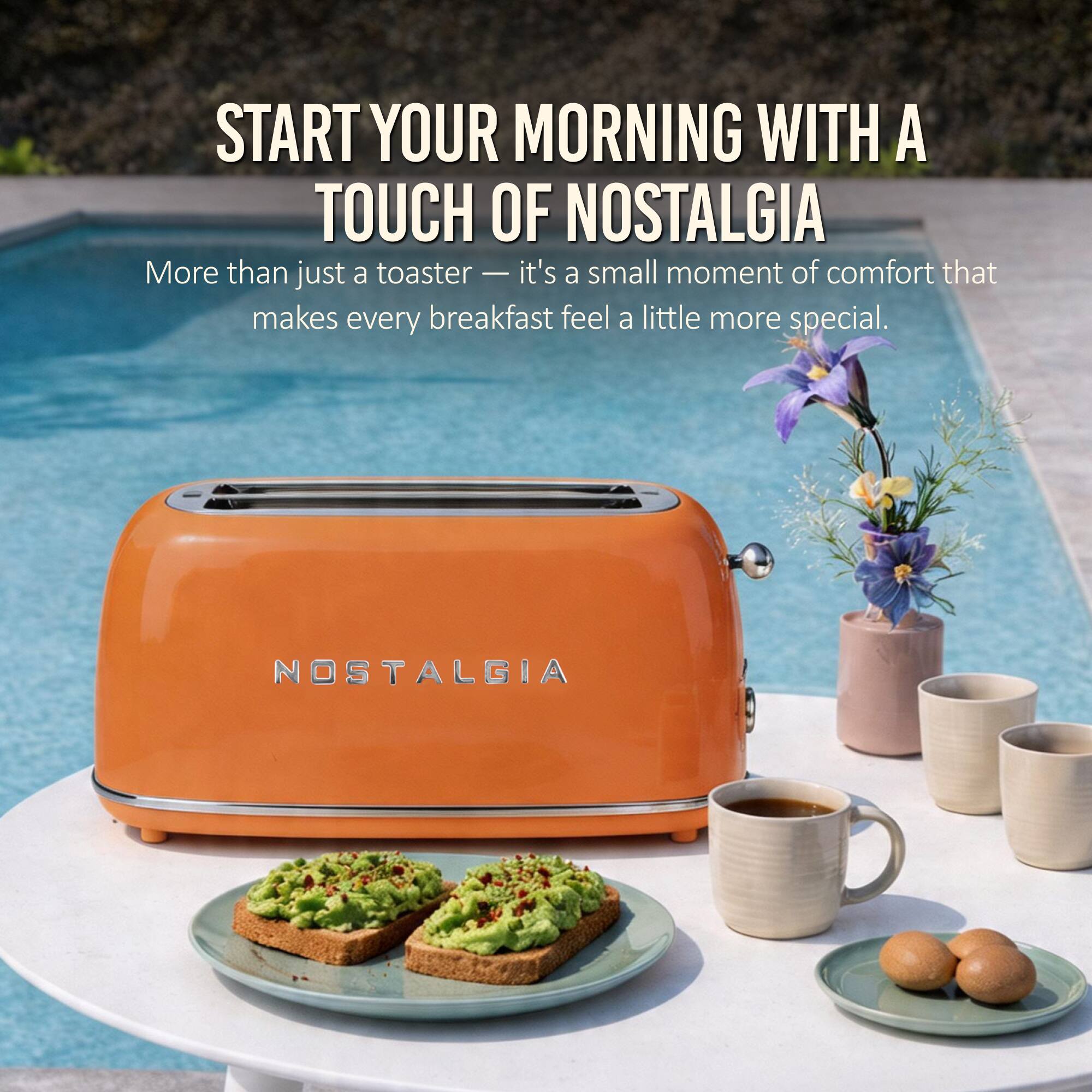 START YOUR MORNING WITH A TOUCH OF NOSTALGIA

More than just a toaster — it's a small moment of comfort that makes every breakfast feel a little more special.