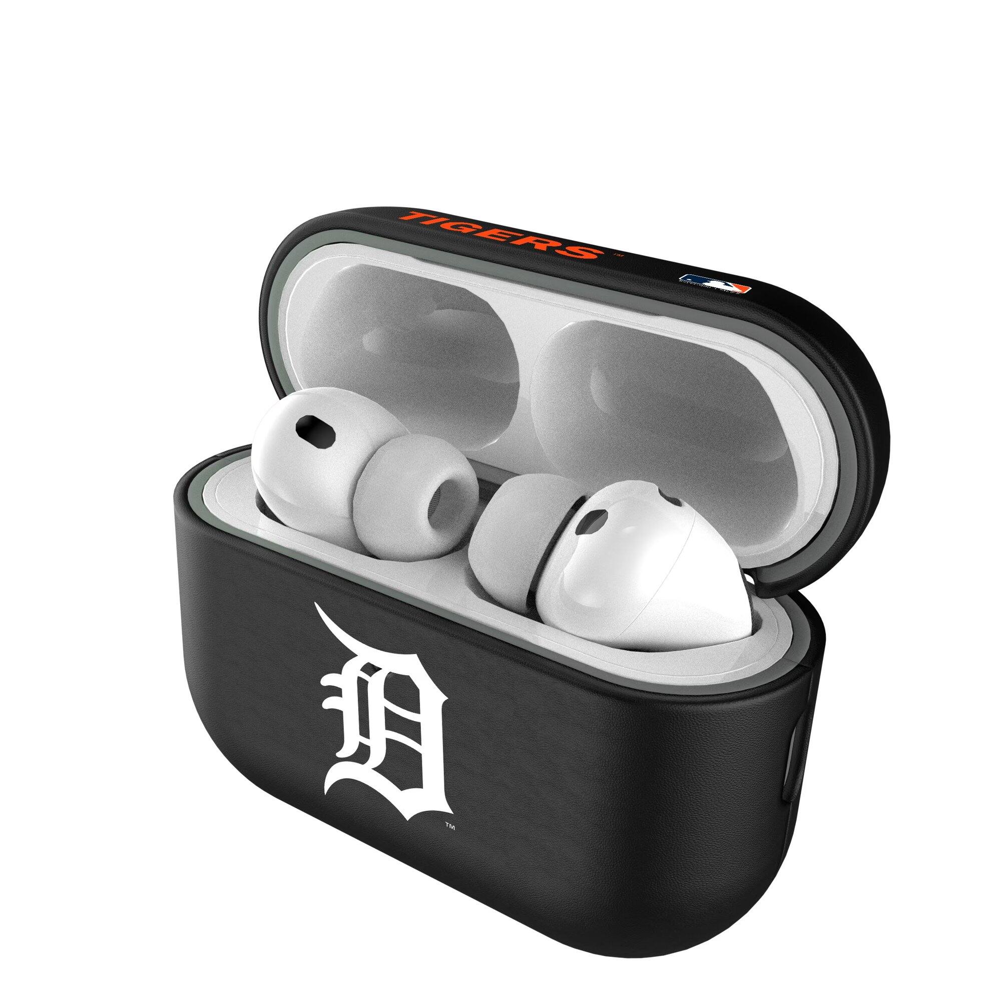 Alt View 3. Keyscaper - Detroit Tigers AirPods Pro 3rd Generation Case Cover - No Size - Black.