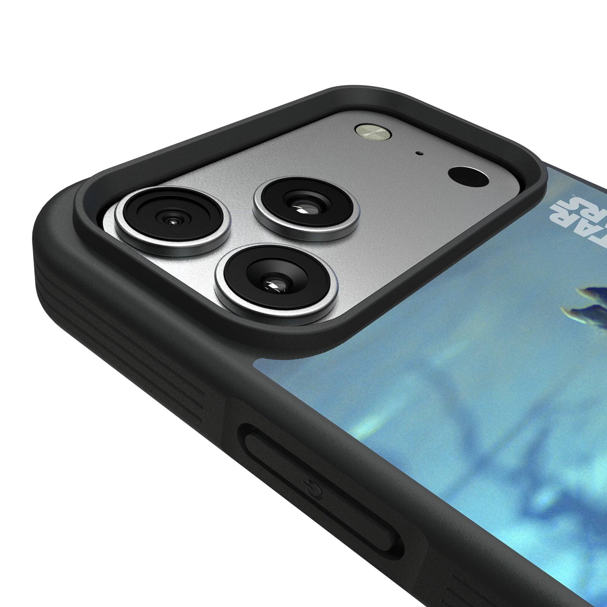 Left. Keyscaper - Star Wars: A New Hope Cinematic Moments: Discovery Bump Phone Case - Apple iPhone 17 Pro Max - Yoda.