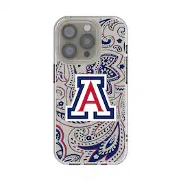 Keyscaper - NCAA - Arizona Wildcats iPhone Paisley Design Clear Case - 15 - Multicolor