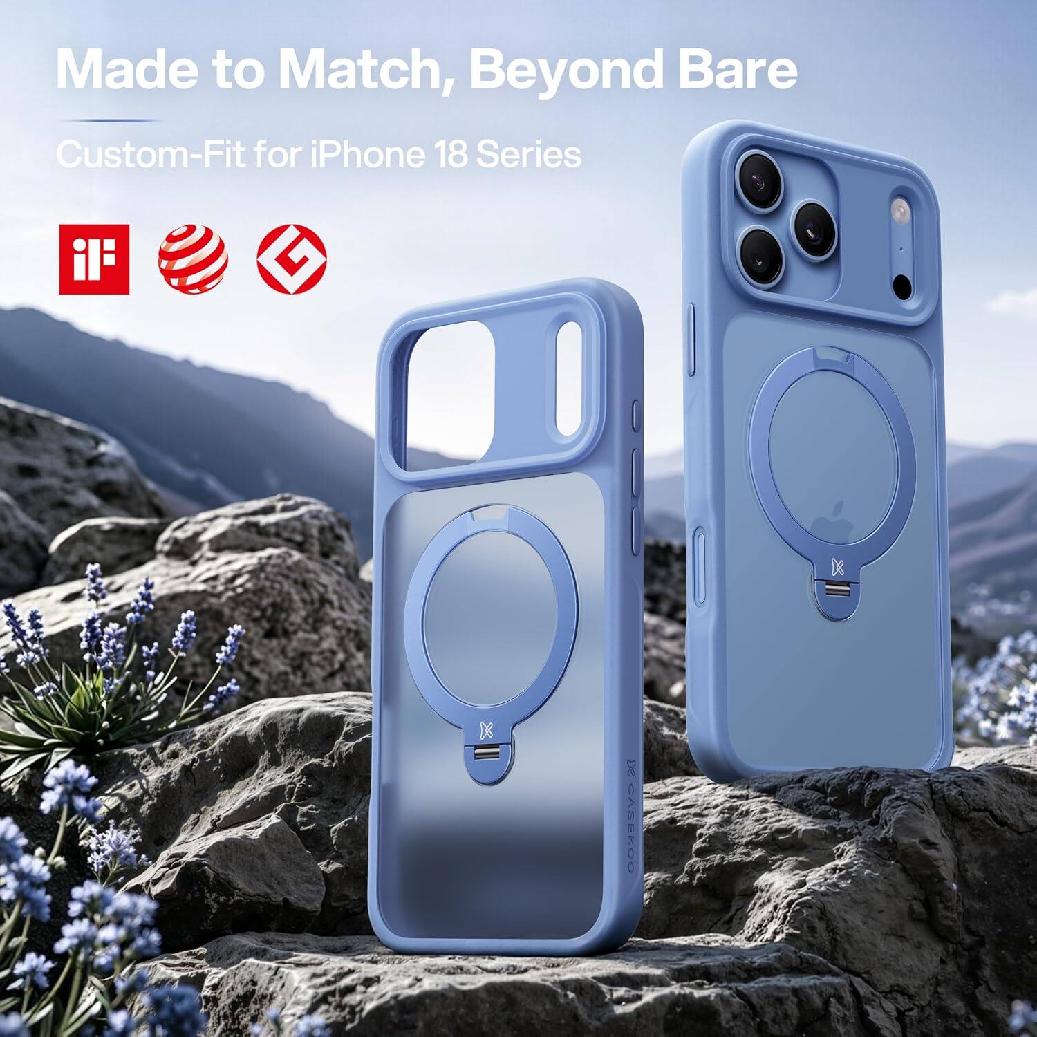 Made to Match, Beyond Bare  
Custom-Fit for iPhone 18 Series
