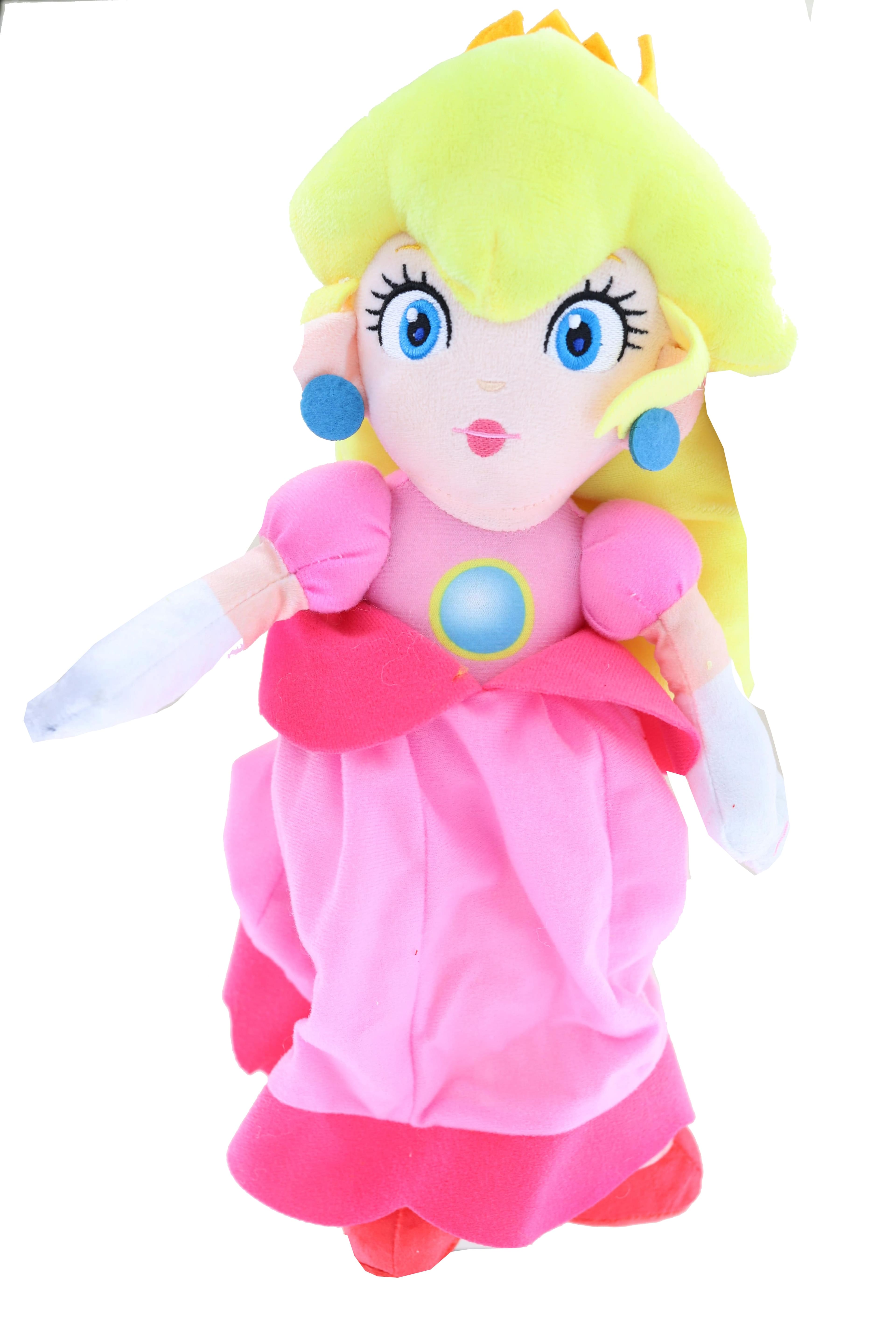 Johnny's Toys - Super Mario 16 Inch Plush | Princess Peach - Pink