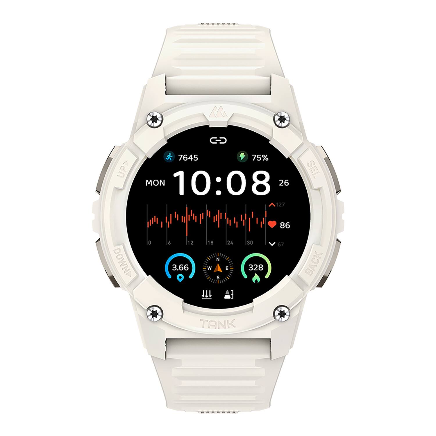 G-D UP  
7645  
75%  
MON 10:08  
26  
127  
SEL DOWN  
0 & 12  
3.66  
18  
N W S  
1f  
24  
E  
EA  
E  
30  
328  
86  
67  
BACK  
TANK