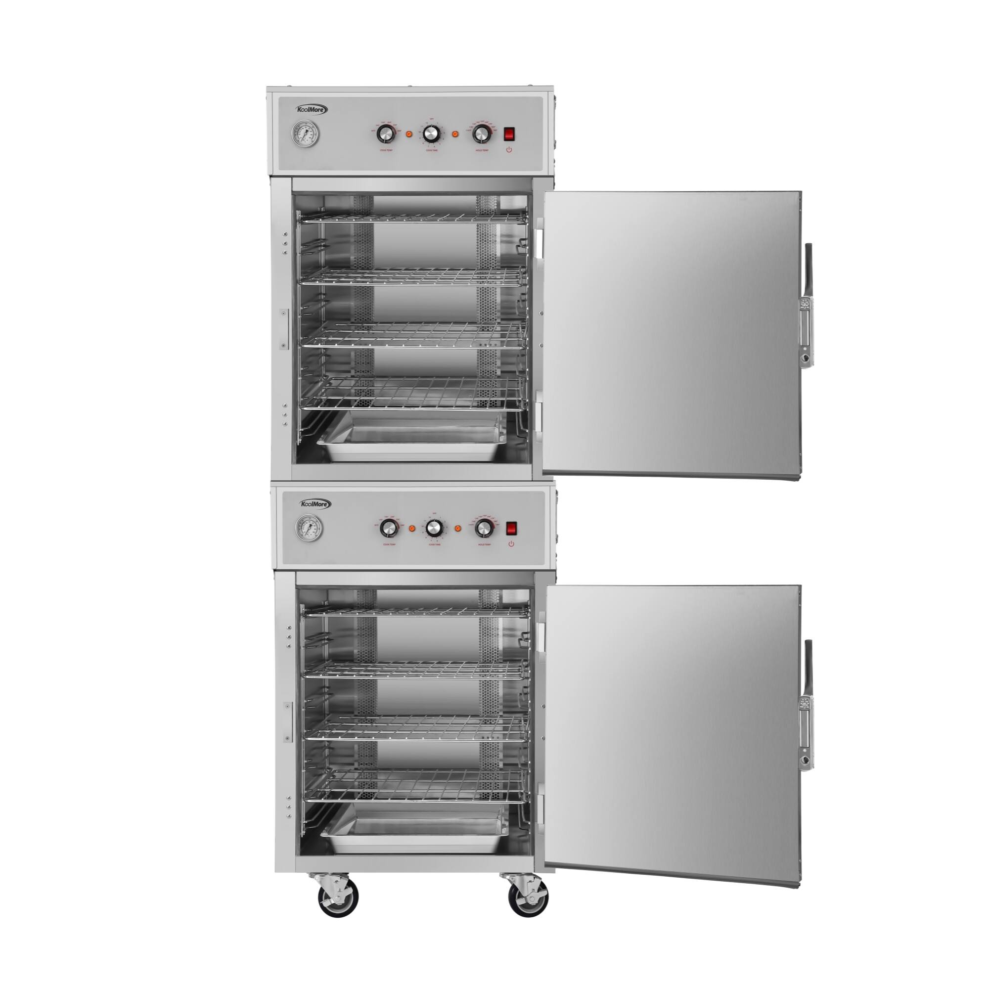 Alt View 3. Koolmore - 8-Pan Full-Size Commercial Cook And Hold Oven 3,000W/240V in Stainless-Steel (KM-CCAH3-2D) - Silver.