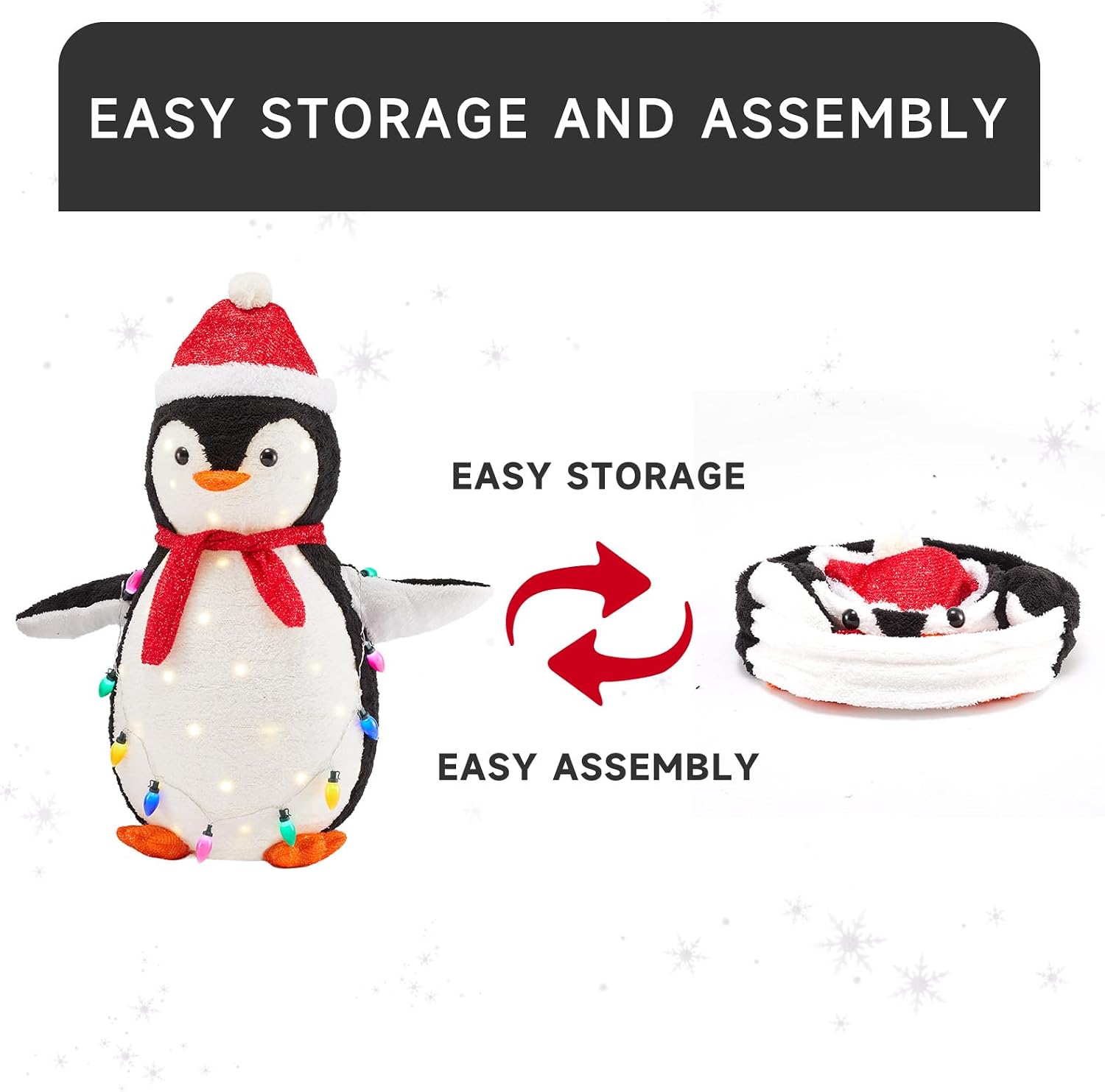 EASY STORAGE AND ASSEMBLY

EASY STORAGE

EASY ASSEMBLY