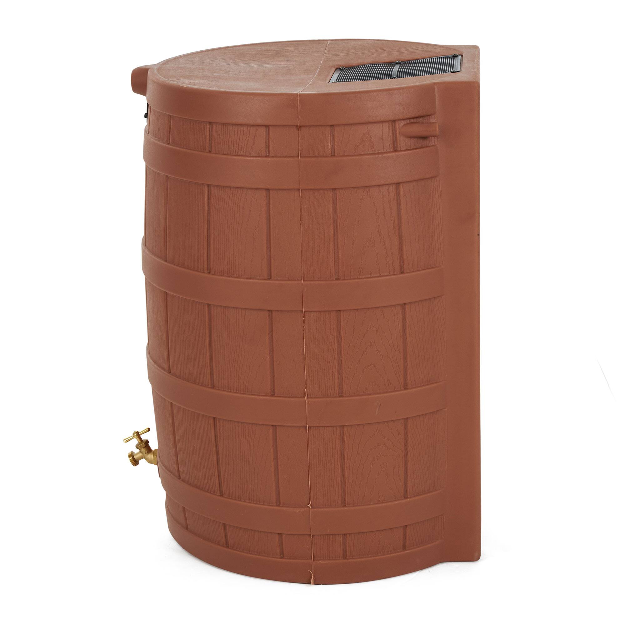 Alt View 2. Good Ideas - Good Ideas Rain Wizard Storage 50 Gallon Rain Barrel, Terra Cotta, (3 Pack).