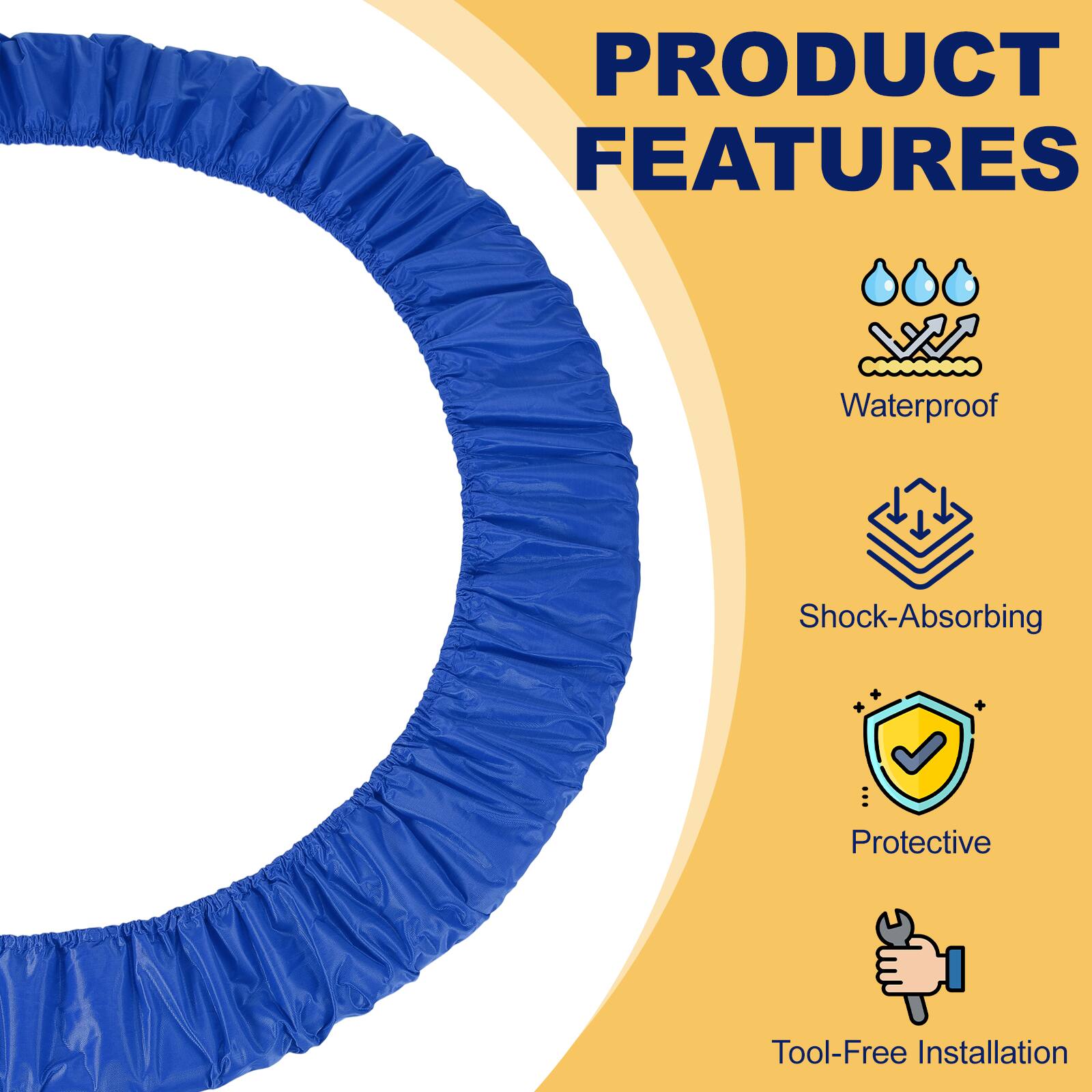 PRODUCT FEATURES  
- Waterproof  
- Shock-Absorbing  
- Protective  
- Tool-Free Installation