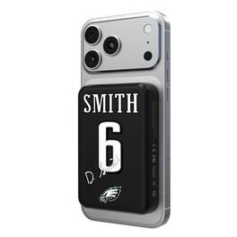Keyscaper - DeVonta Smith Philadelphia Eagles 5000mAh Wireless Magnetic Power Bank - Black