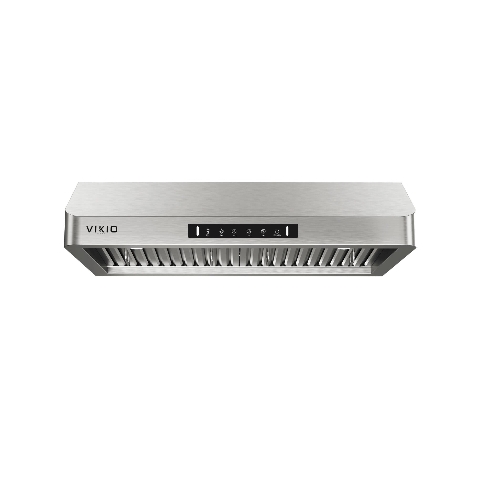 Front. VIKIO - 30 inch Ducted 900-CFM Stainless steel Under Cabinet Range Hood - Stainless steel.