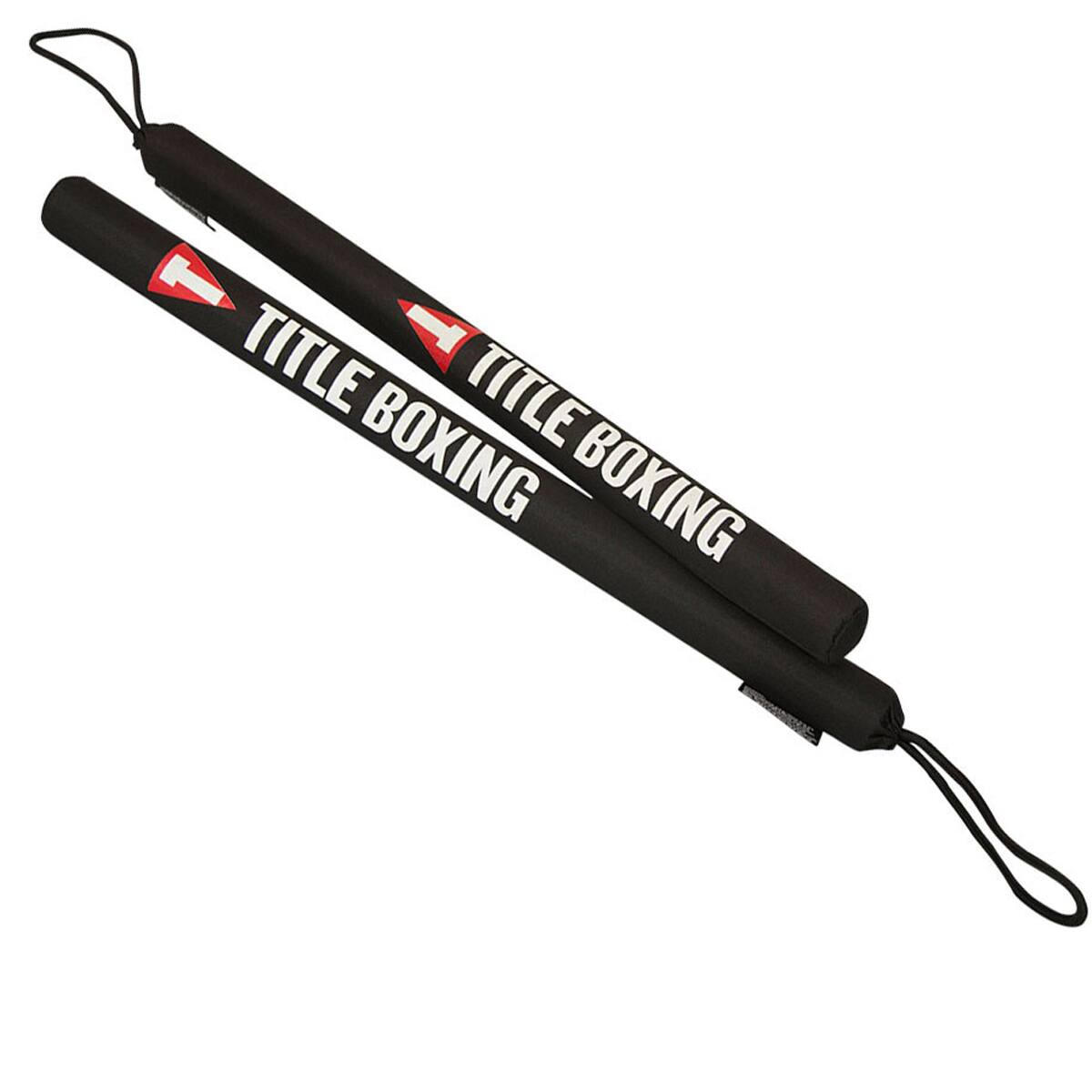 TITLE Boxing - Title Precision Professionally Padded Training Sticks - Black