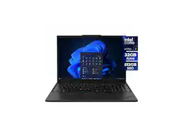 Lenovo - ThinkPad T16 Gen 4 21QE005NUS 16" Touch - Intel Core Ultra 7 - 32 GB - 512 GB SSD - Windows 11 Pro - Black
