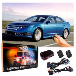MPC - 1-Button Remote Start Kit For 2010-2012 Ford Fusion - Key-to-Start - T-Harness - Black