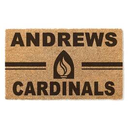 Jardine - Andrews University Cardinals 18" x 30" Team Logo Doormat - Brown