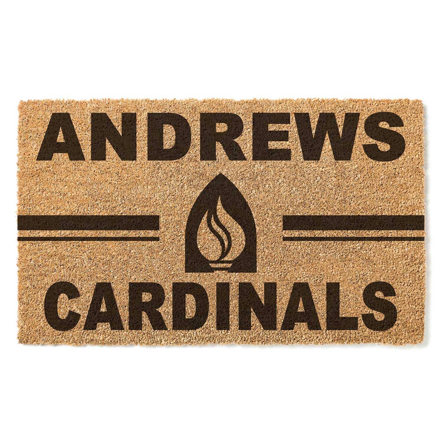 Andrews University Cardinals 18" x 30" Team Logo Doormat