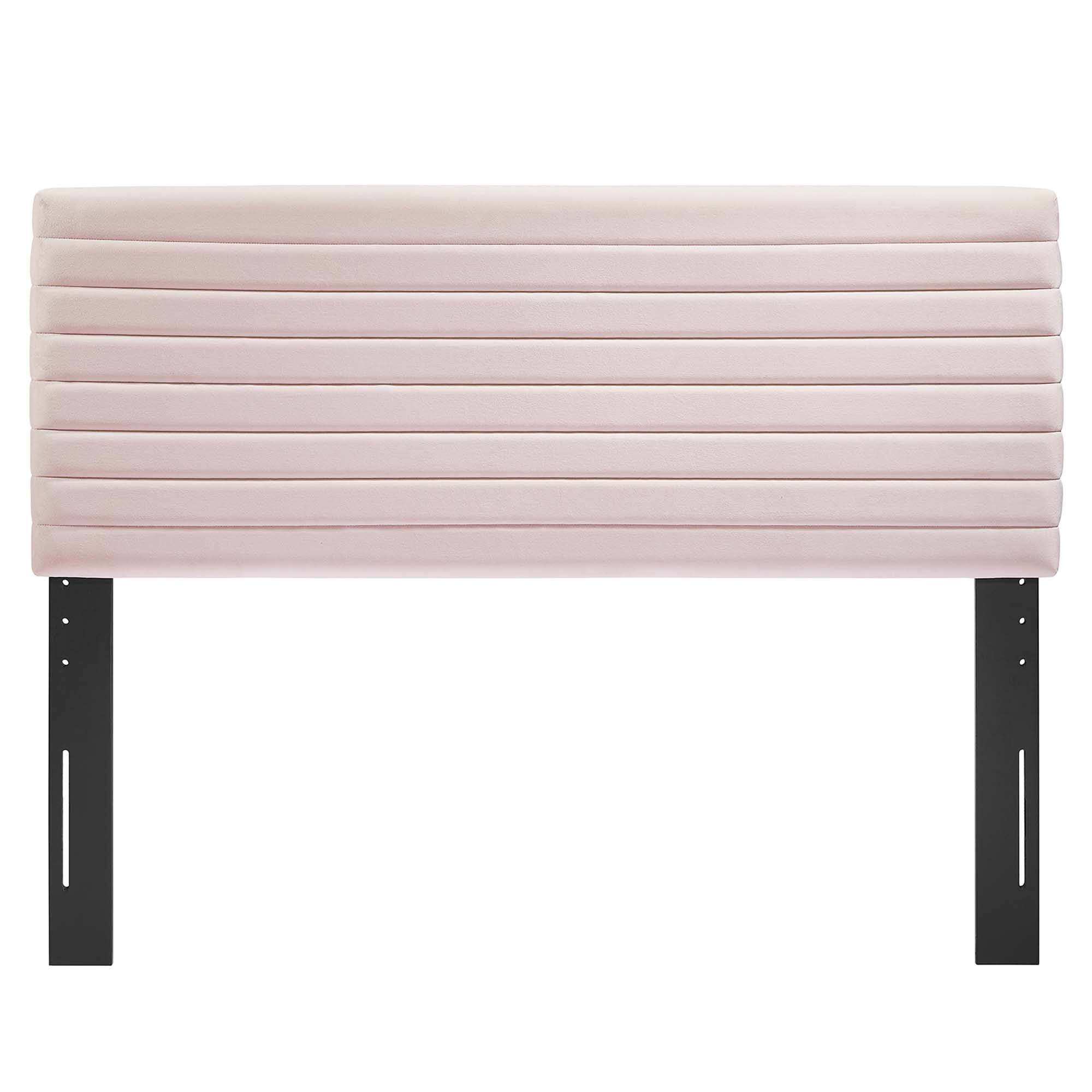Back. Modway - Tranquil Channel Tufted King/California King Headboard  by Modway - Pink.