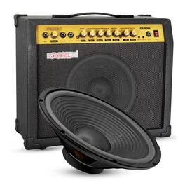 5 CORE - 15 Inch Guitar Amp Speaker Replacement 220W 8 Ohm Low Distortion for Electric Guitar Cabinets - Black