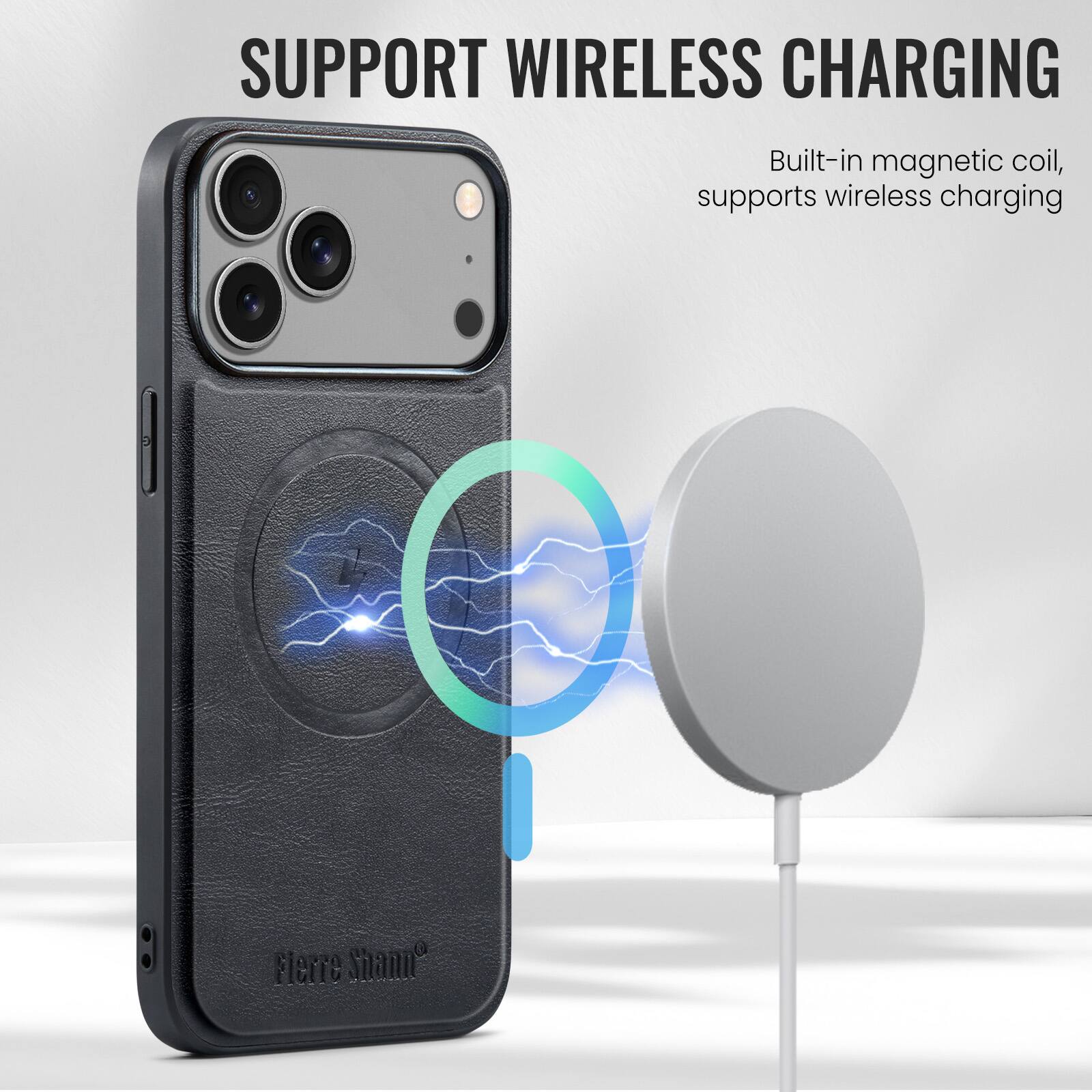 SUPPORT WIRELESS CHARGING  
Built-in magnetic coil, supports wireless charging  

Fierre Shamn