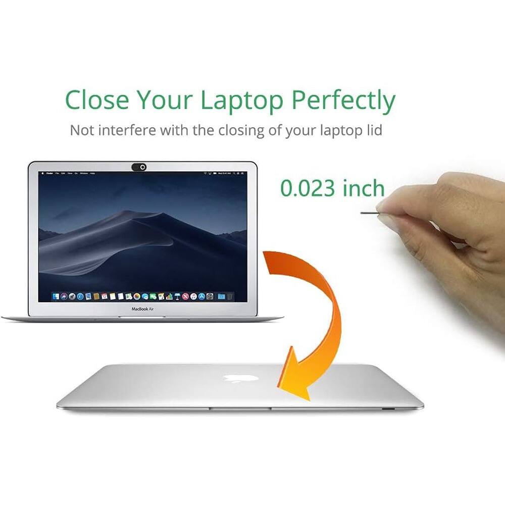 Close Your Laptop Perfectly  
Not interfere with the closing of your laptop lid  

0.023 inch