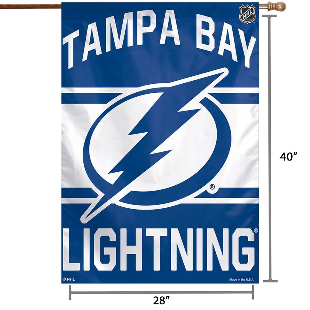 NHL TAMPA BAY  
LIGHTNING  
Made in the U.S.A.  
40" x 28"