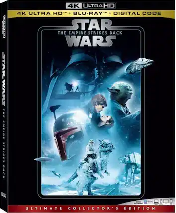Front. Star Wars: Episode V: The Empire Strikes Back - 4K Blu-Ray.