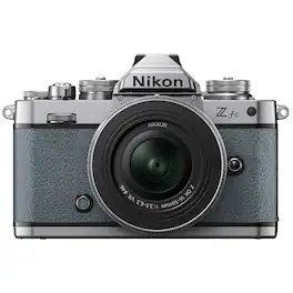 Nikon - Z fc DX-Format Mirrorless Camera with NIKKOR Z DX 16-50mm f/3.5-6.3 VR Lens, Chalk - Blue