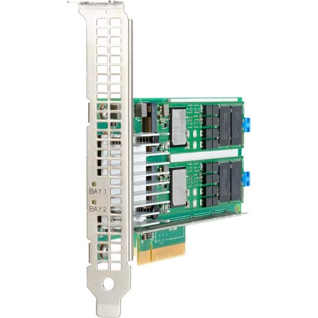 HP - HPE NS204i-p x2 Lanes NVMe PCIe3 x8 OS Boot Device - PCI Express 3.0 x8 - Plug-in Card - RAID Supported - 1 RAID Level