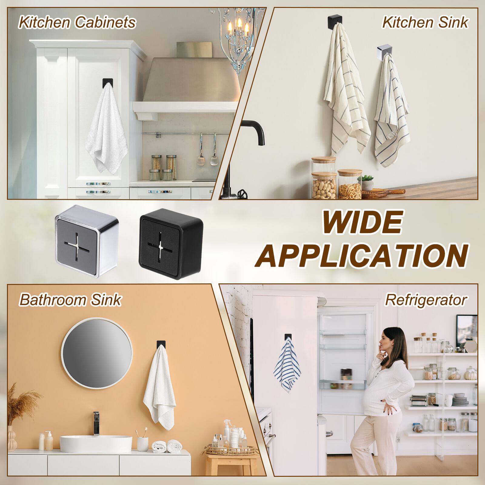Kitchen Cabinets  
Kitchen Sink  
WIDE APPLICATION  
Bathroom Sink  
Refrigerator