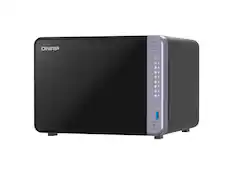 Front. QNAP - QNAP TS-632X 6-Bay NAS - ARM, 4GB RAM, 10GbE, PCIe (TS-632X-4G-US).