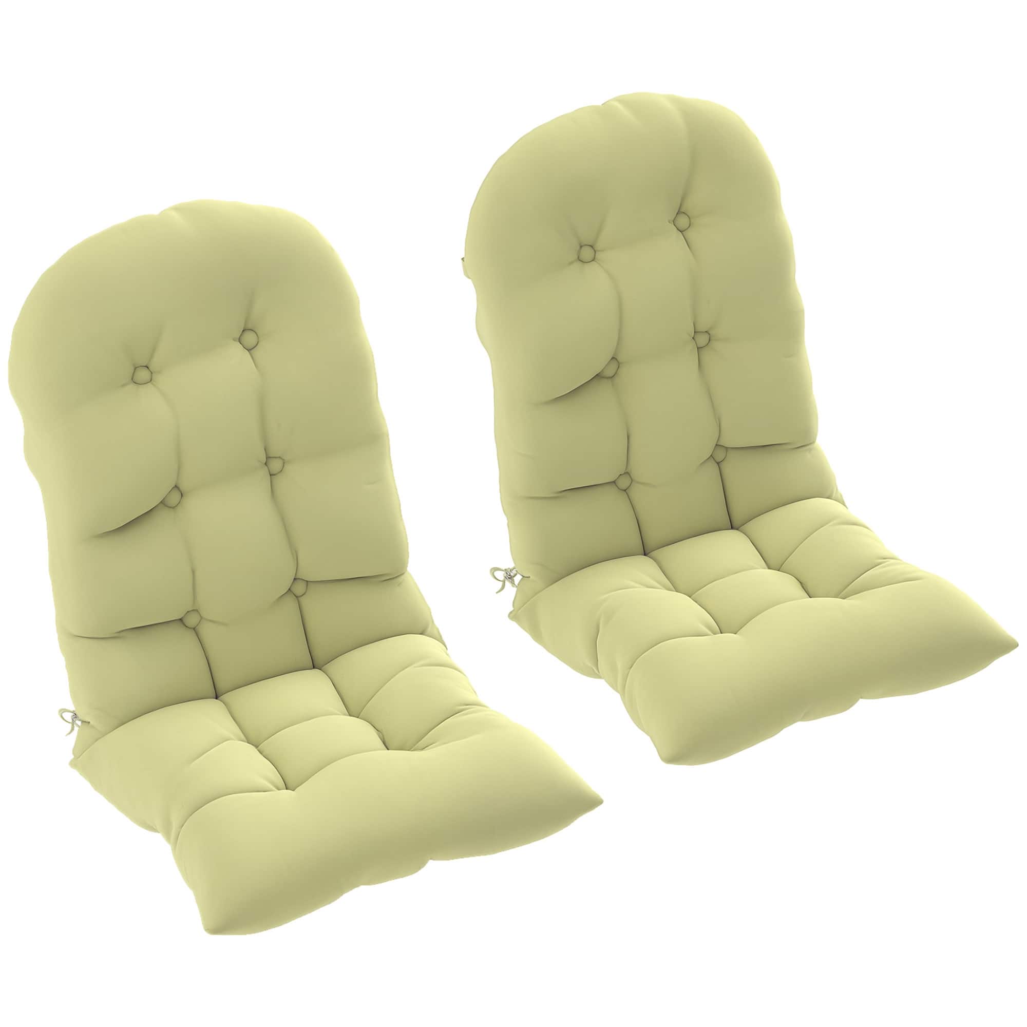 Outsunny - Adirondack Chair Cushions Set of 2 - Beige