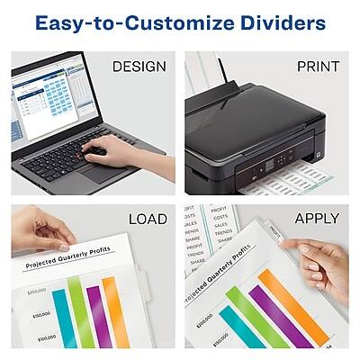 Easy-to-Customize Dividers

DESIGN
PRINT
LOAD
APPLY

Projected Quarterly Profits
$200,000
$150,000
$300,000
$100,000
$13,000