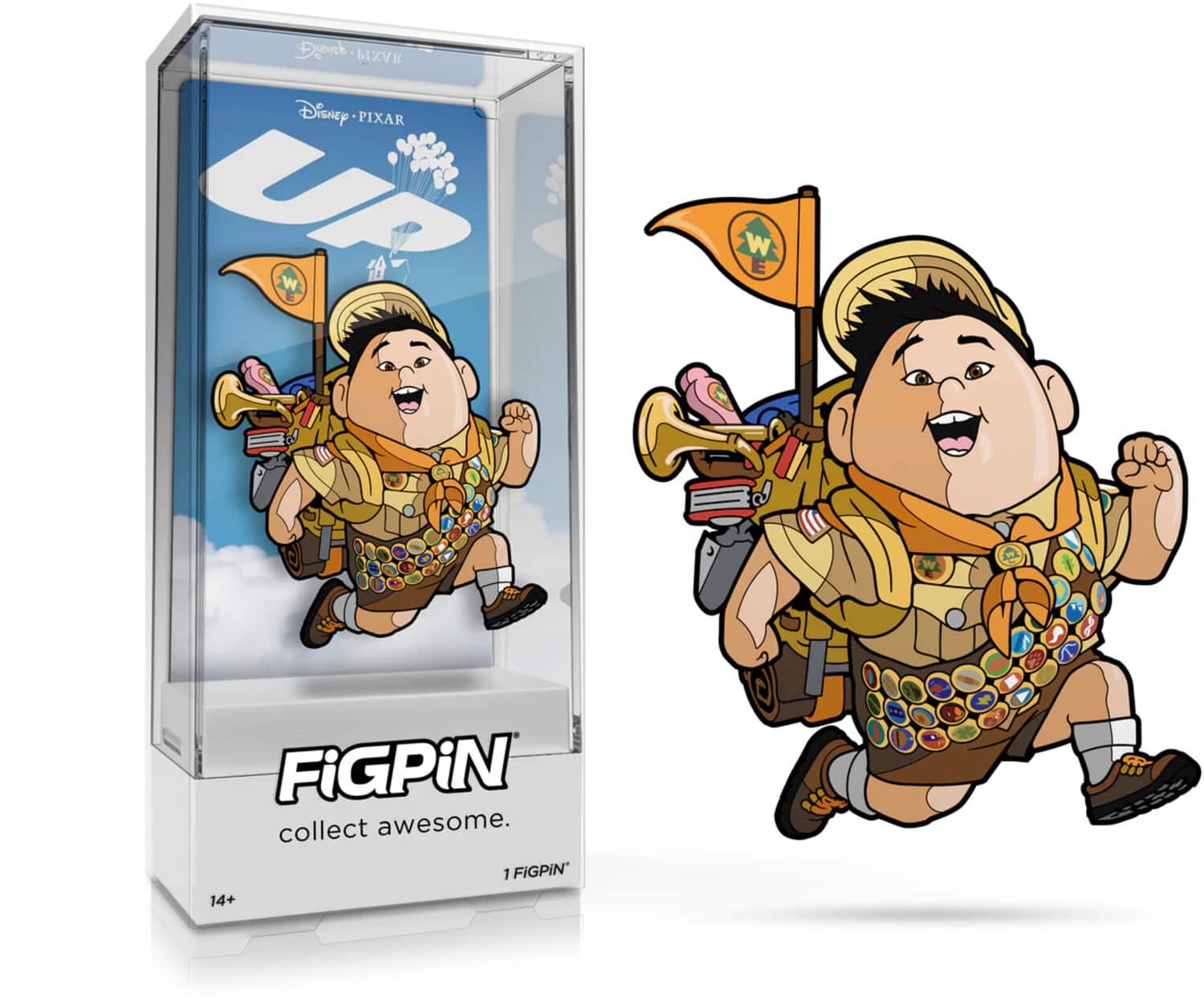 FiGPiN - Disney - UP - Russell Enamel Pin (1641) - Multicolor