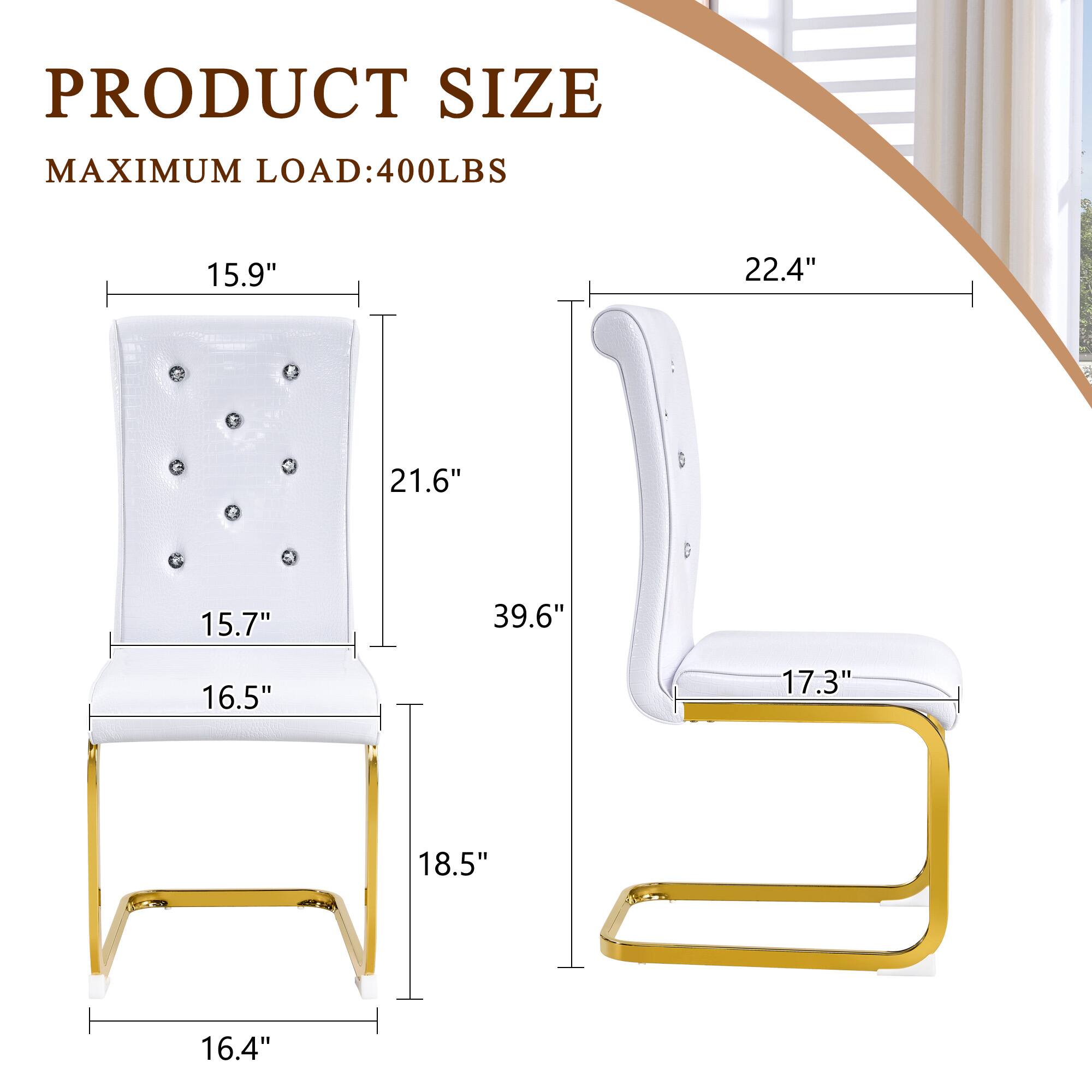 PRODUCT SIZE  
MAXIMUM LOAD: 400LBS  

15.9"  
21.6"  
15.7"  
16.5"  
18.5"  
16.4"  

22.4"  
39.6"  
17.3"