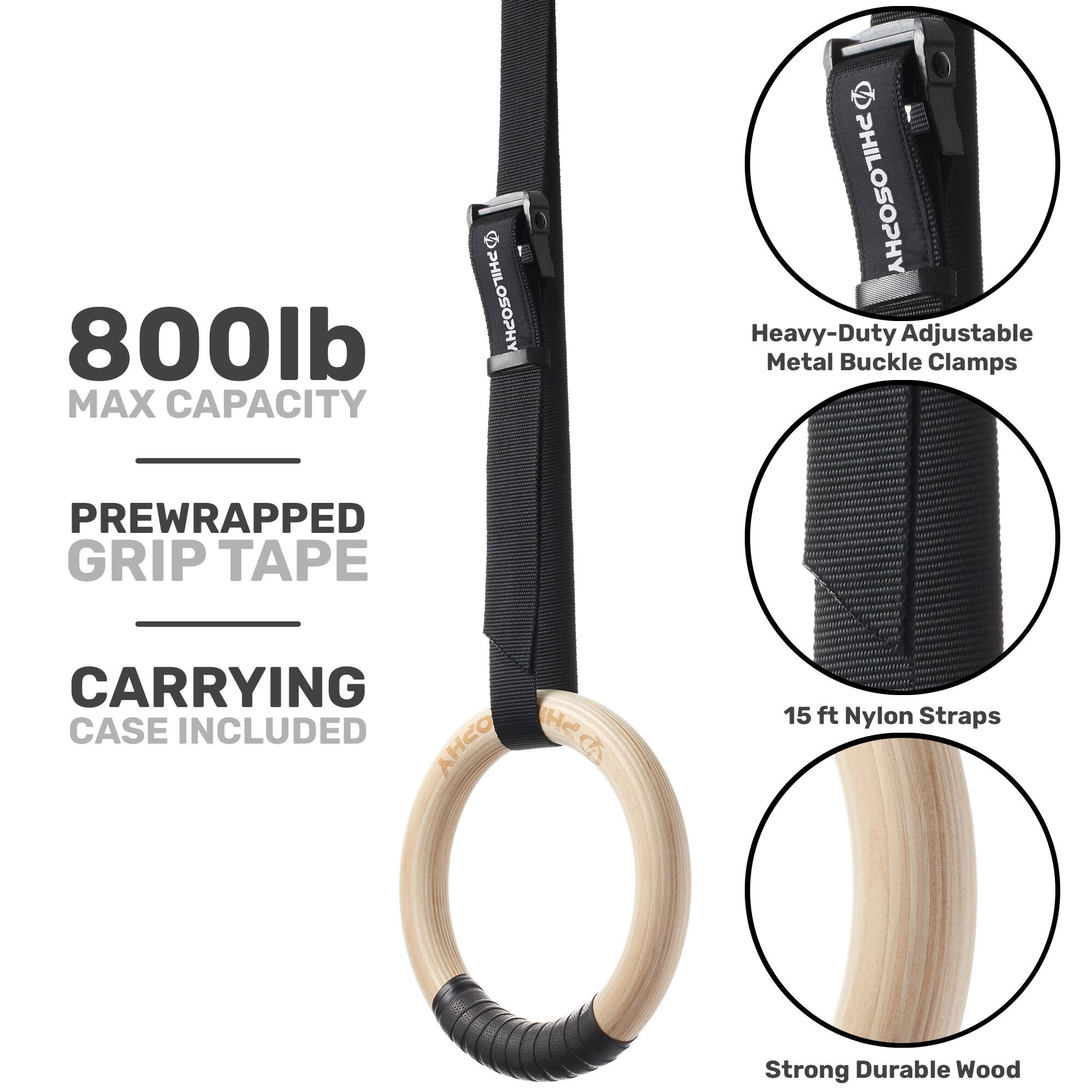 800lb MAX CAPACITY

PREWRAPPED GRIP TAPE

CARRYING CASE INCLUDED

Heavy-Duty Adjustable Metal Buckle Clamps

15 ft Nylon Straps

Strong Durable Wood