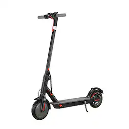 Loheer - Electric Scooter for Adults & Teens 350W Foldable Portable App Control - Black