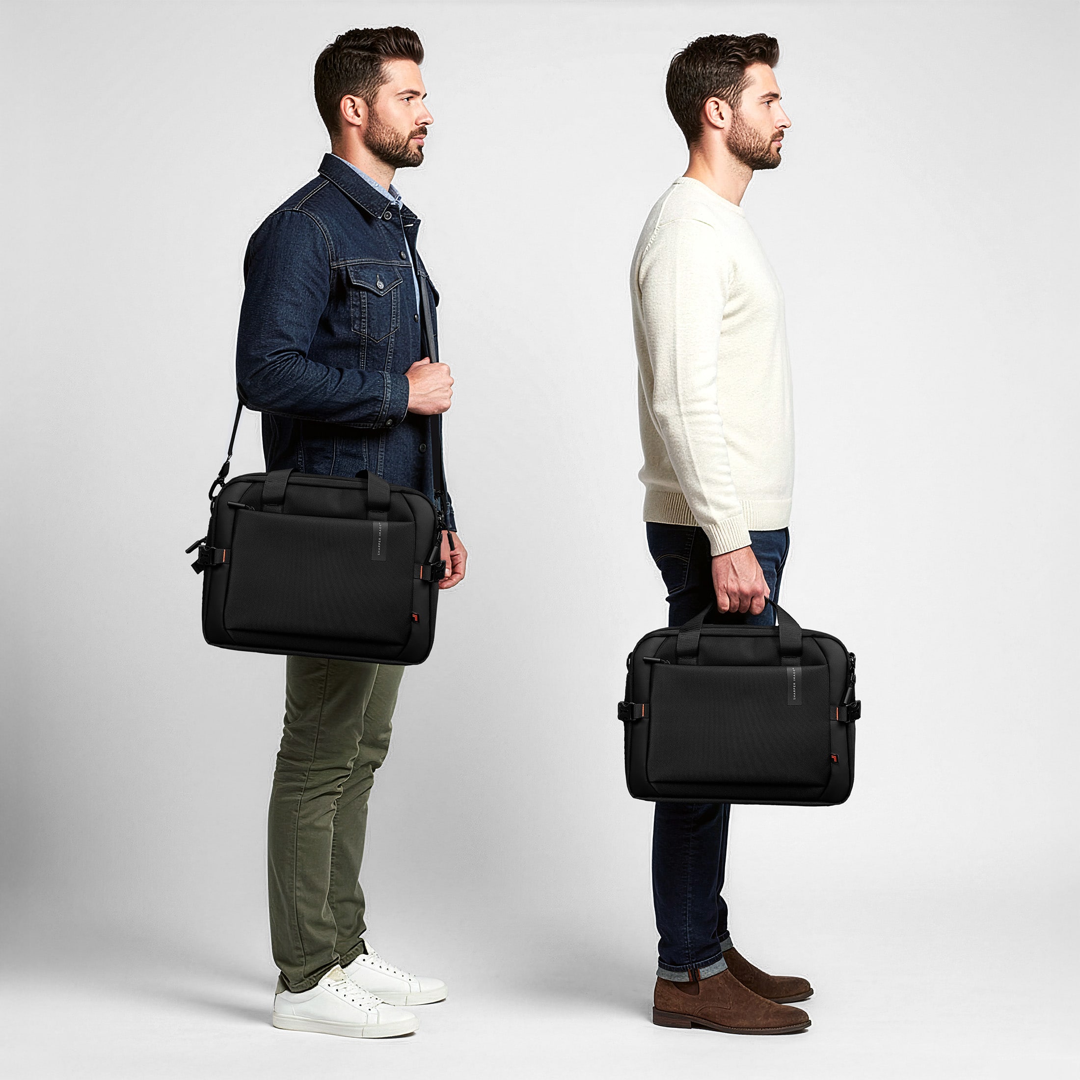 Sharper Image Messenger Bag, Laptop Briefcase Bag with Shoulder