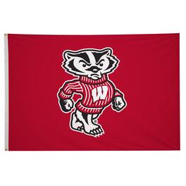 Victory Corps - Wisconsin Badgers 5' x 8' Mascot Flag - Multicolor