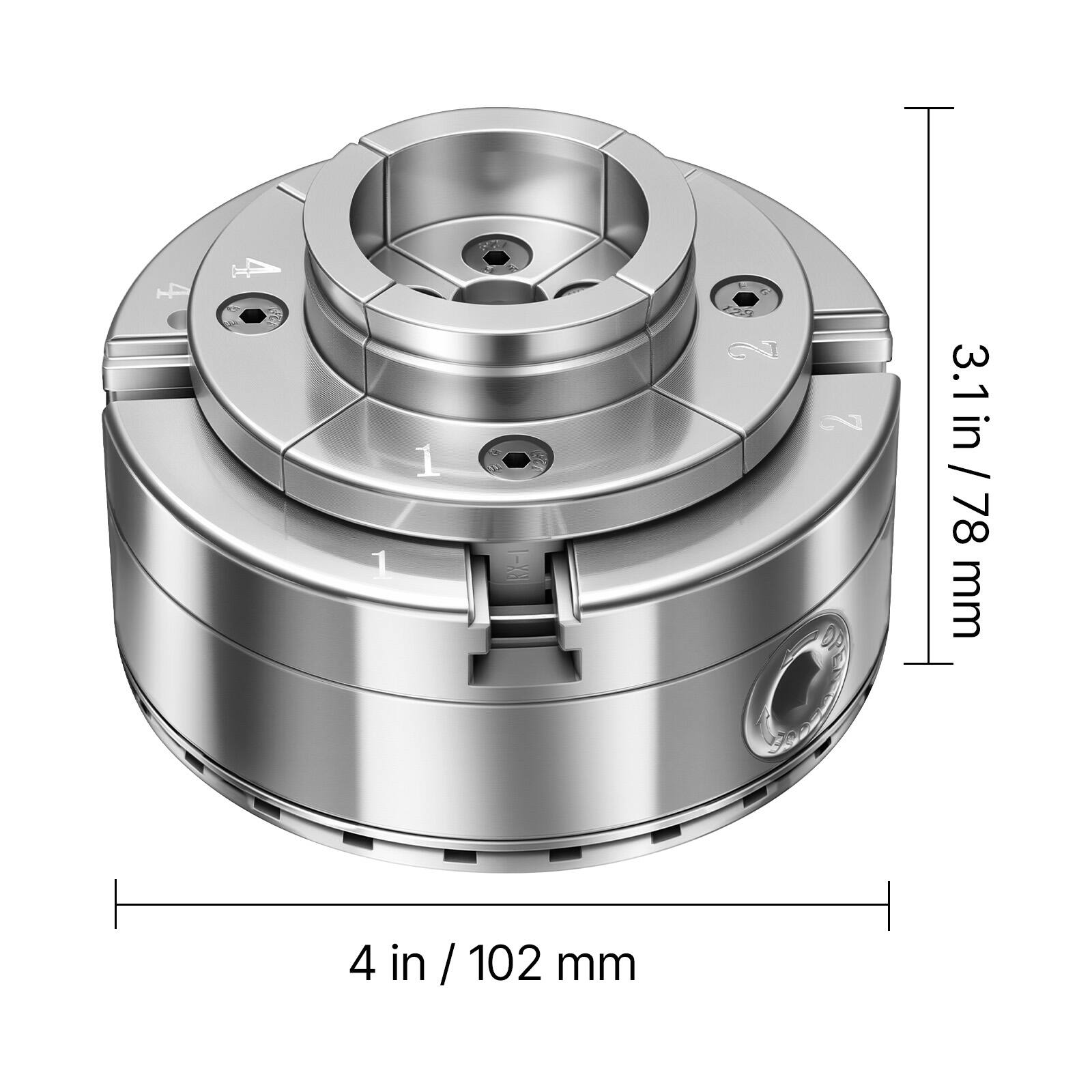 4 1 1 2  
3.1 in / 78 mm  
4 in / 102 mm