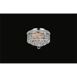 CWI Lighting - Luminous 2 Light Flush Mount With Finish - Chrome