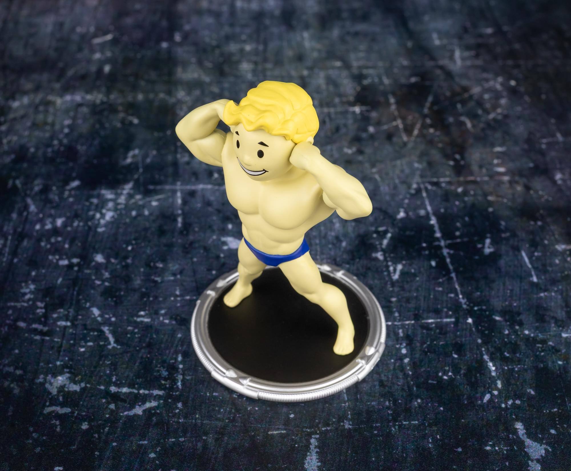 Alt View 4. Toynk - Fallout Vault Boy (Strength) 3-Inch Mini Figure - Multi-Colored.