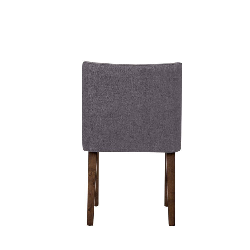 Alt View 4. Liberty Furniture Industries - Space Savers Nido Chair - Grey (RTA) in Satin Walnut - Brown.