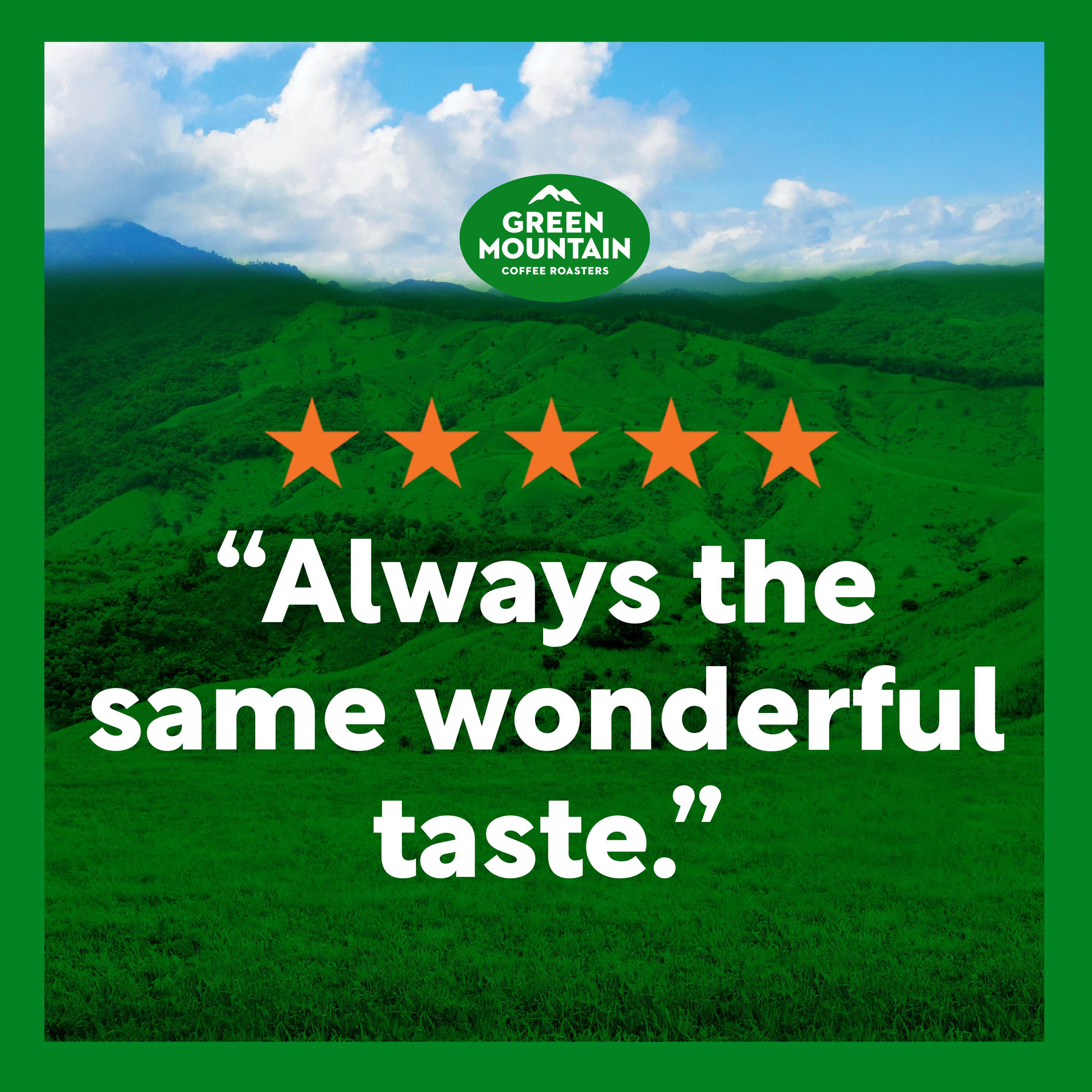 GREEN MOUNTAIN COFFEE ROASTERS  
"Always the same wonderful taste."