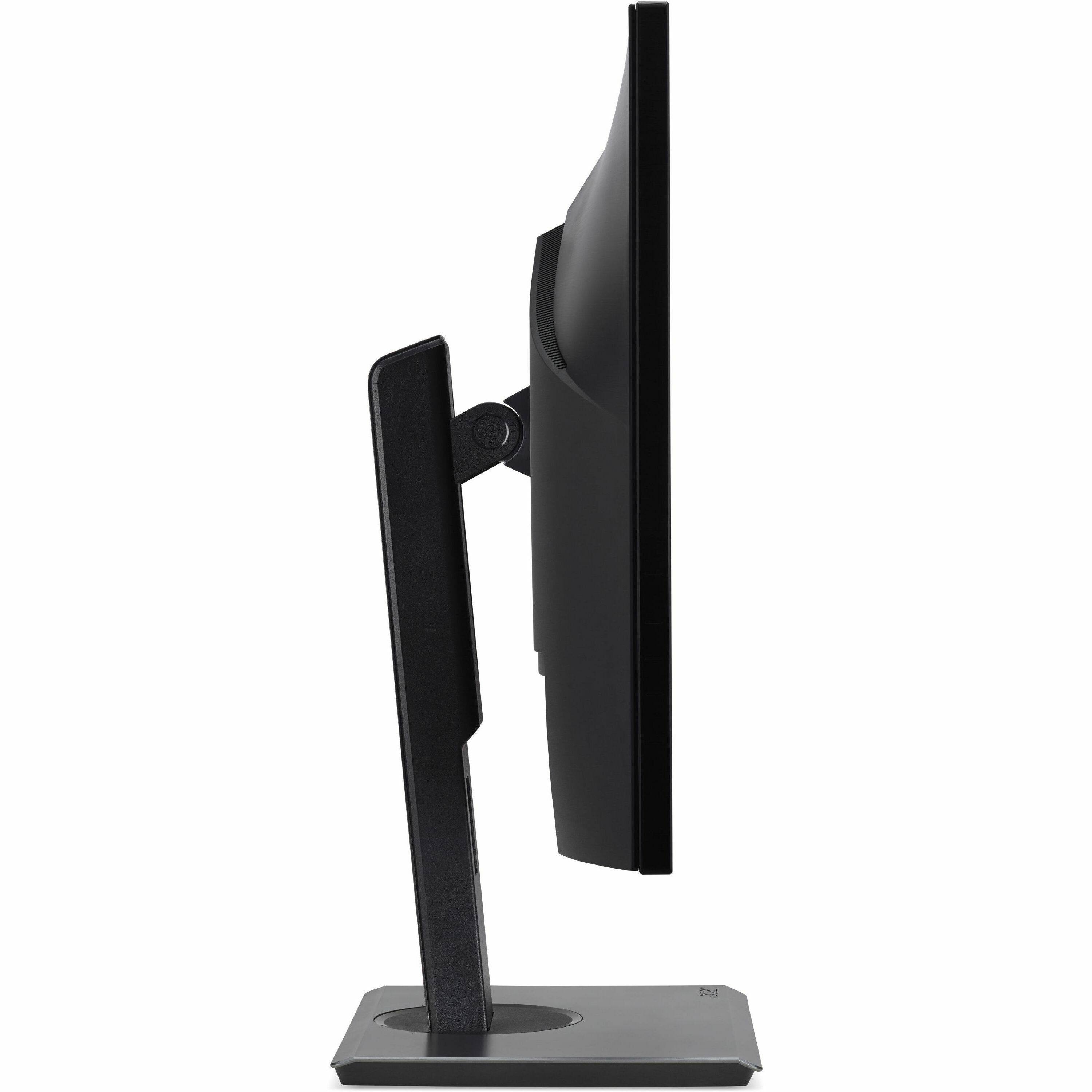 Alt View 5. Acer - Acer Vero B247Y TAA 24" Class LCD Monitor - 16:9 - Black - 23.8" Viewable - FreeSync - 250 Nit - 4 ms - Speakers - HDMI - Black.