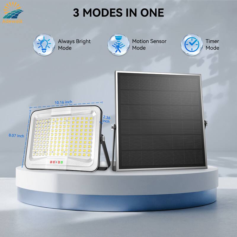 Adewalk 3 MODES IN ONE

- Always Bright Mode
- Motion Sensor Mode
- Timer Mode

10.16 inch
2.36 inch
8.07 inch