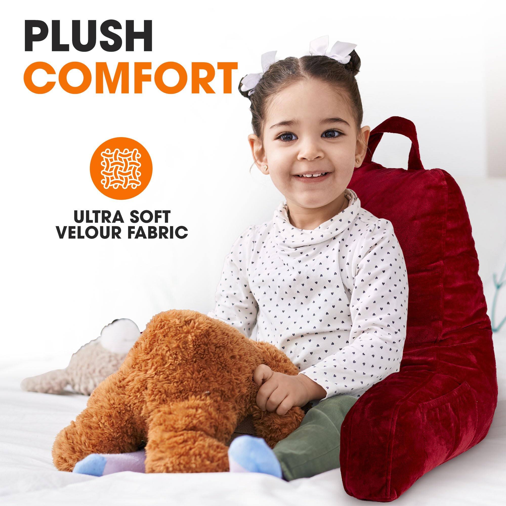 PLUSH COMFORT  
ULTRA SOFT VELOUR FABRIC